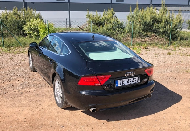 Audi A7 cena 62000 przebieg: 244146, rok produkcji 2010 z Kielce małe 191